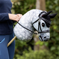 Bonnet hobby horse Noir Scintillant Lemieux