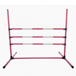 Obstacle de hobby horsing modulable ROSE - 5 barres