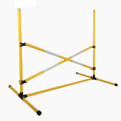 Obstacle de hobby horsing HKM  modulable JAUNE