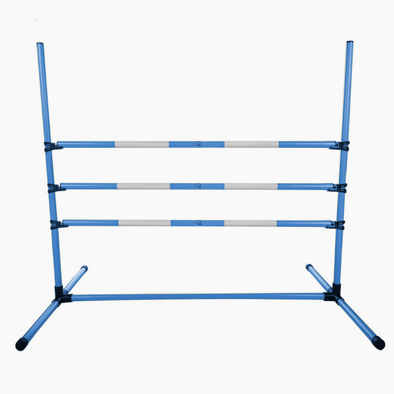 Obstacle de hobby horsing modulable BLEU