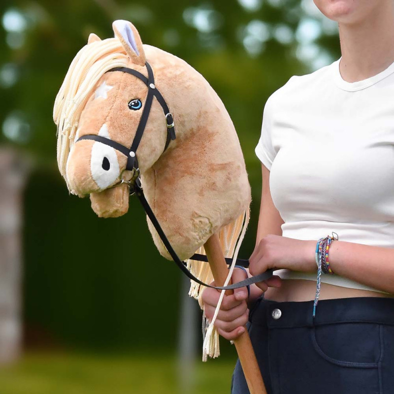 Hobby Horse Palomino quater horse pour Hobby Horsing Taille A3