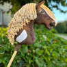 Hobby Horse Pie Bai crins lavés Magic - Taille A3 réaliste