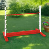 Obstacle de hobby horsing en bois - Rouge