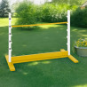 Obstacle de hobby horsing en bois -  Jaune