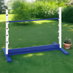 Obstacle de hobby horsing en bois -  Bleu