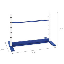 Obstacle de hobby horsing en bois -  Bleu