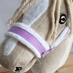 Licol et longe série Looky pour hobby horse - Mauve