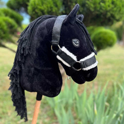 licol noir pour hobby horse