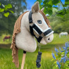 Hobby Horse A3 avec Filet, licol et bonnet Noir - Perlino