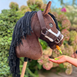 Hobby horse licol marron