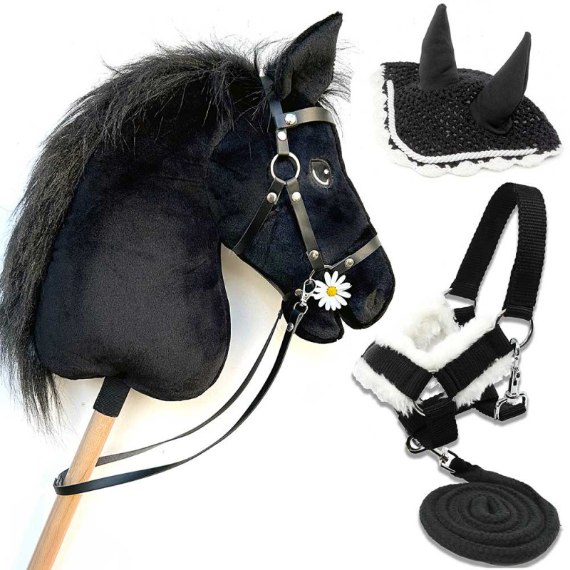 Hobby horse noir frison