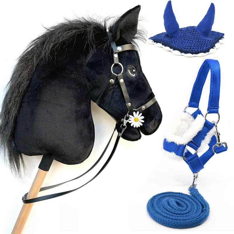 Hobby Horse licol et bonnet bleu pas cher