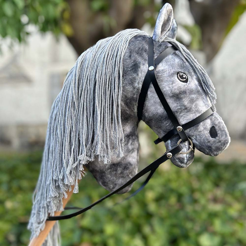 Hobby Horse gris pommele Andalou pour Hobby Horsing Taille L