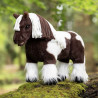 Mini cheval en peluche pie Dazzle - Lemieux