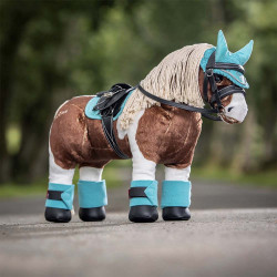 Bandes azur pour cheval peluche Lemieux